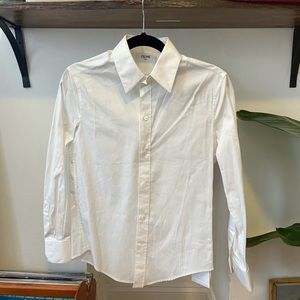 BRAND NEW!! Never before worn Celine classic white button down